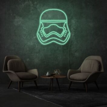 Stormtrooper&#039;s Head LED Neon Sign