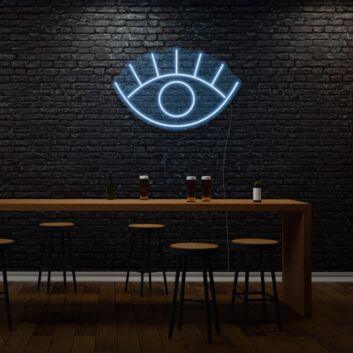 Minimalist Eye Neon Simple Yet Profound Vision