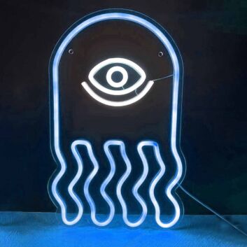 One-Eyed Jellyfish LED Neon Sign