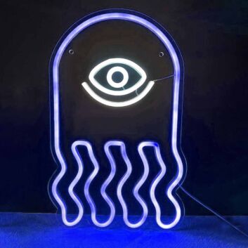 One-Eyed Jellyfish LED Neon Sign