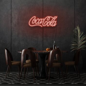 CocaCola Neon Classic Refreshment in Luminous Red