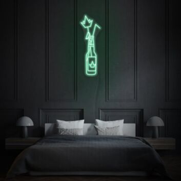 Corona Beer Neon Sign Relaxing Vibes in a Bottle