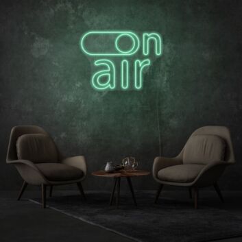 On Air Sign Neon Dynamic Broadcasting Energy