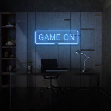 Game On Neon Ready for Challenge and Play