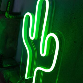 Cactus Neon Desert Coolness and Resilience