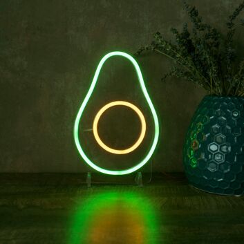 Avocado Half LED Neon Sign