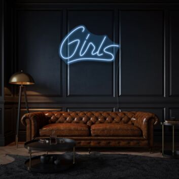 Girl Cursive Neon Artistic Feminine Touch