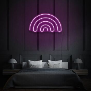 Minimalist Rainbow Neon Simple Beauty in Diversity