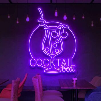 Customizable Cocktail Bar LED Neon Sign
