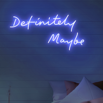 Room “Definitely Maybe” Neon Sign