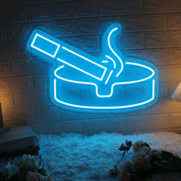 Flicking Ash  Neon Sign