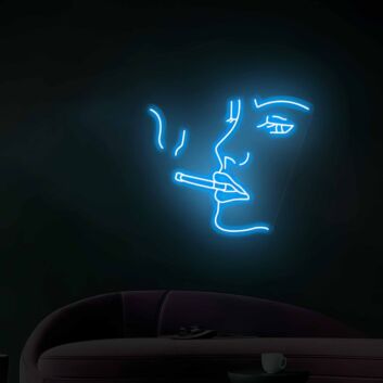 Smoking Profile LED Neon Sign