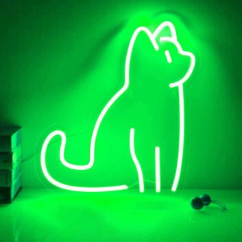Adorable Cat Neon Sign