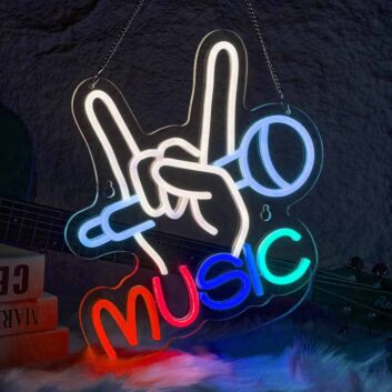 Music Concert Neon Sign