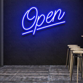 Open-2 Neon Light Contemporary Design for Businesses
