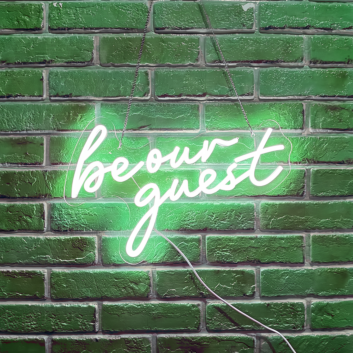 Be Our Guest Neon Sign