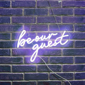 Be Our Guest Neon Sign