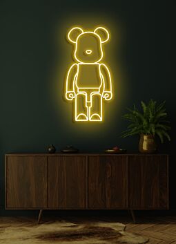 Bearbrick Neon Light Playful Toy-like Charm and Fun