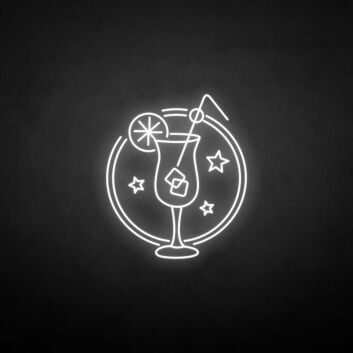 &#39;Hahn hoch mit Zitrone&#39; neon sign