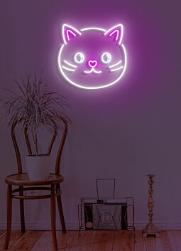 Cat Neon Whimsical Charm for Feline Lovers