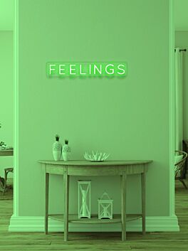 Feelings Expressive Neon Capturing Emotional Depth
