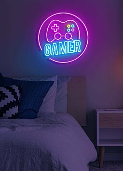 Customize Gamer Neon Proud Identification for Gaming Enthusiasts