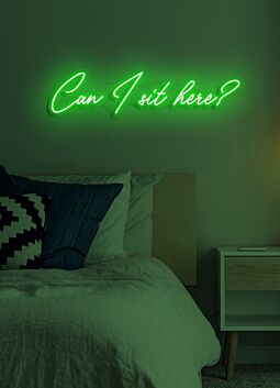 Can I sit here Neon Invitation to Join and Relax