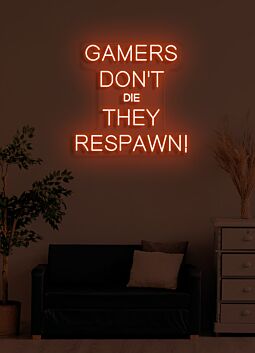 Gamers don&#039;t die Neon Resilience of the Gaming Spirit