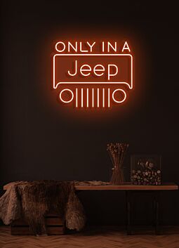 Only in a Jeep Neon Adventure and Ruggedness