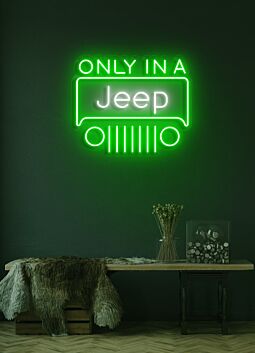 Only in a Jeep Neon Adventure and Ruggedness