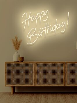 Happy Birthday Neon Celebration of Another Year