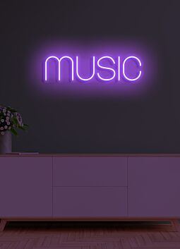 Music Neon Symphony for Melodic Environments