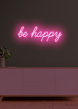 Be Happy Neon Smiles for Joyful Interiors