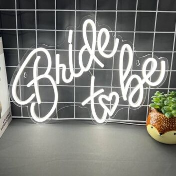 Bride To Be Neon Elegance for Bridal Showers