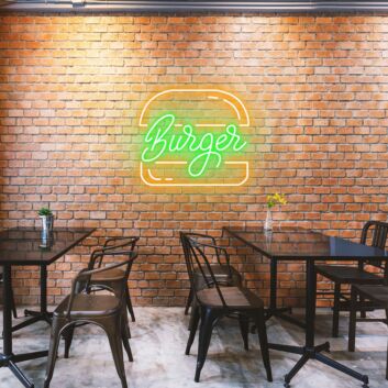 Customize Original &#039;Burgers&#039; Appetizing Neon for Burger Restaurants