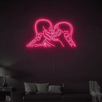 Embrace Each Other Warm Neon for Romantic Settings