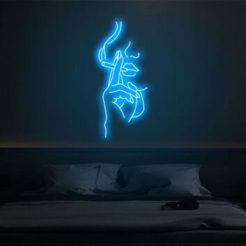 Silhouette Cigarette Sleek Neon for Contemporary Rooms