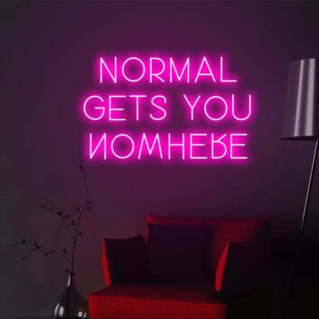 Normal Gets You Nowhere Party Unique Neon for Eclectic Parties