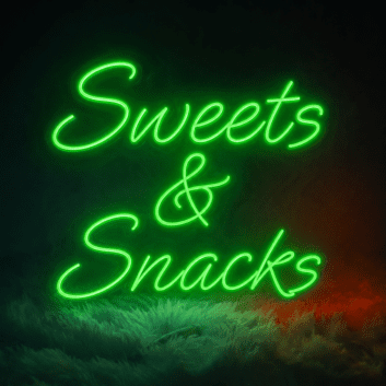 Sweets & Snacks Delightful Neon for Candy Stores