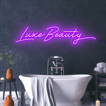 Luxe Beauty Illuminate Beauty and Sophistication with Neon