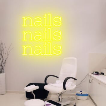 Nails Salon Add Elegance to Your Salon with Chic Neon
