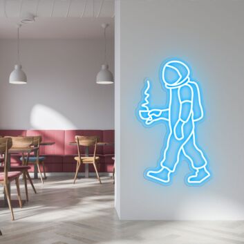 Space Coffee Take Your Coffee Break to Outer Space with Neon