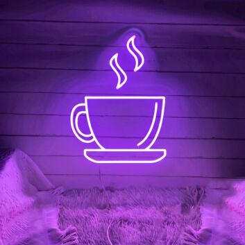 Coffee Cup Brighten Up Your Coffee Time with Neon