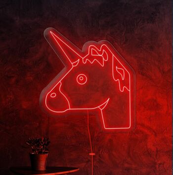 Unicorn Bring Fantasy to Life with Magical Neon