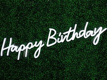Happy Birthday Make Birthdays Brighter with Neon