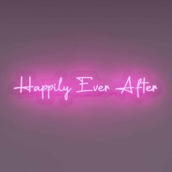 Happily Ever After Illuminate Your Love Story in Neon