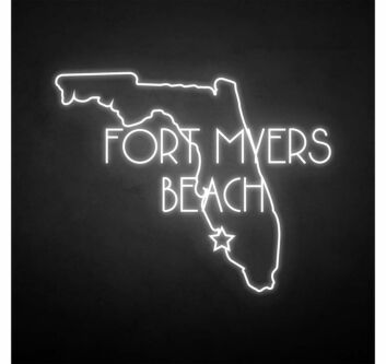 FORT MYERS BEACH neon sign