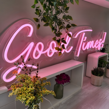 Radiant Moments Good Times Neon Sign