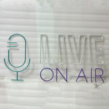 Customize Live On Air Microphone: Illuminate Your Broadcasting Space