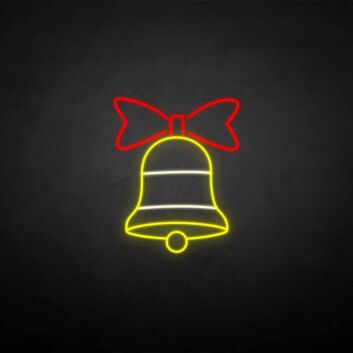 &#39;Marry Christmas Bell&#39; neon sign